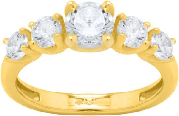 Actual product image Candy Zaraza ring, 925 sterling silver, gold-plated (52, 925 Silver)