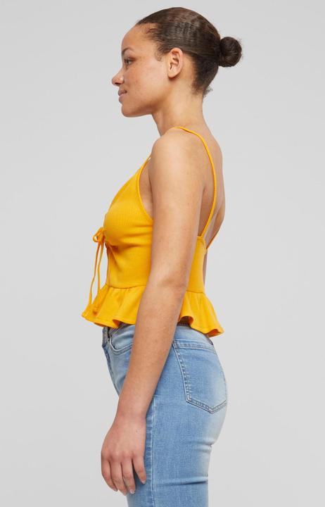 Immagine prodotto Urban Classics Top con volant in piqué Waffle da donna - 137877 (M)