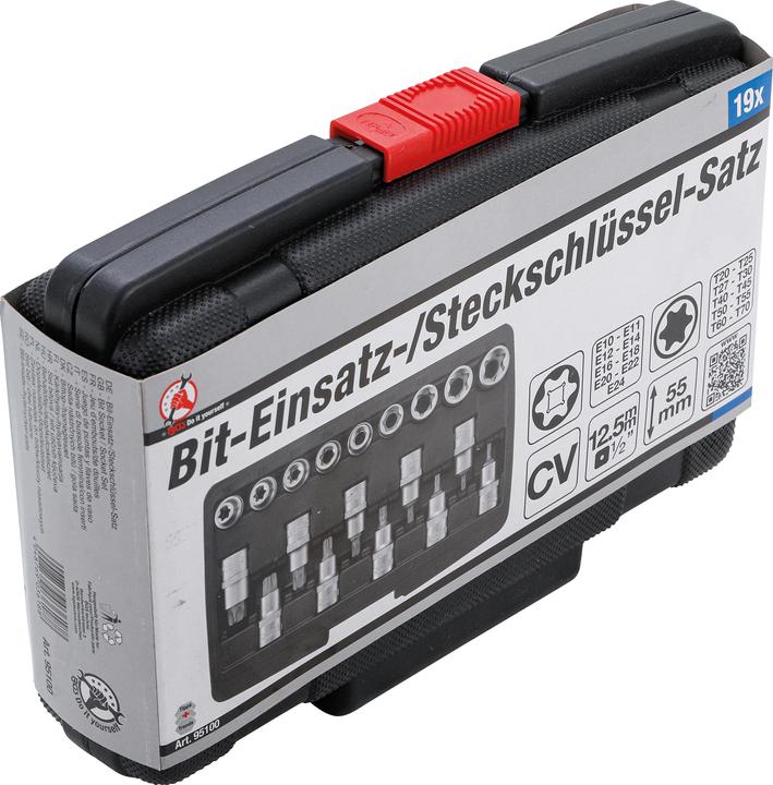 Produktbild BGS Bit-Einsatz-/Steckschlüssel-Satz (12.5 mm)