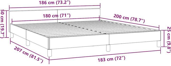 Produktbild VidaXL Arnaud (180 x 200 cm)