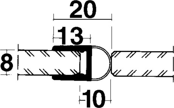 Image du produit Werkstarck Joints de porte de douche avec tube, latéraux