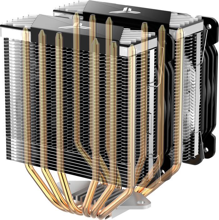 Immagine prodotto Jonsbo Raffreddatore per CPU CR-2000 GT Dual Tower, ARGB - 2x 120mm (159 mm)