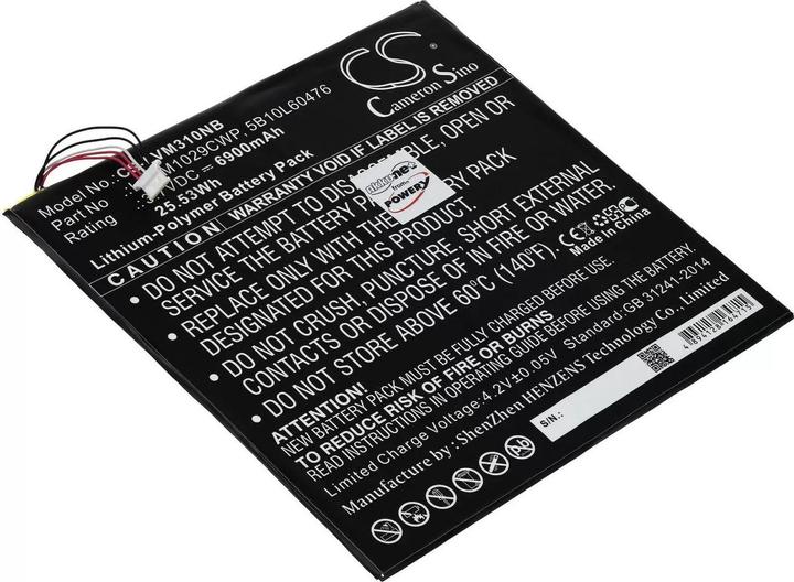 Immagine prodotto AccuCell Batteria Lenovo Miix 310-10ICR, Miix 300, tipo 5B10L60476 (6900 mAh)