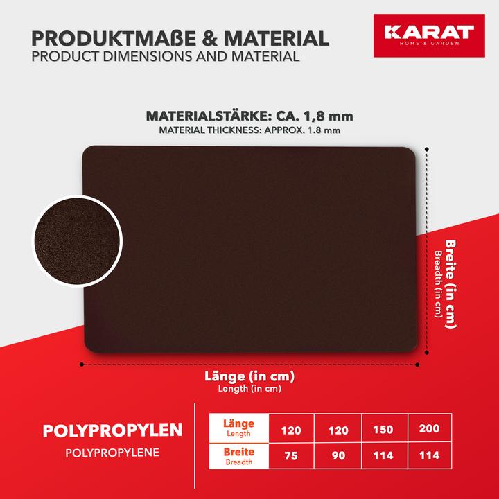 Immagine prodotto Karat Colore del tappetino di protezione del pavimento (90 x 120 cm)