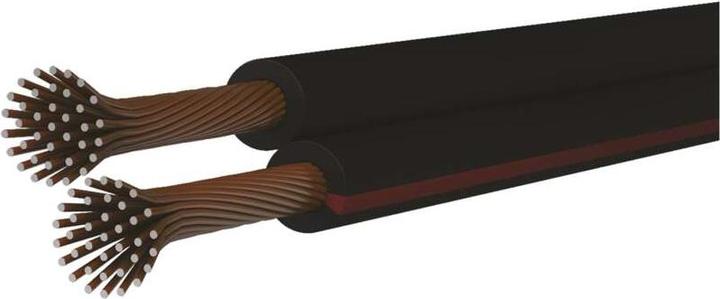 Produktbild Emos Twisted-Pair-Kabel ECO 2x0,5mm, schwarz-rot, 100m (100 m, 0.50 mm²)
