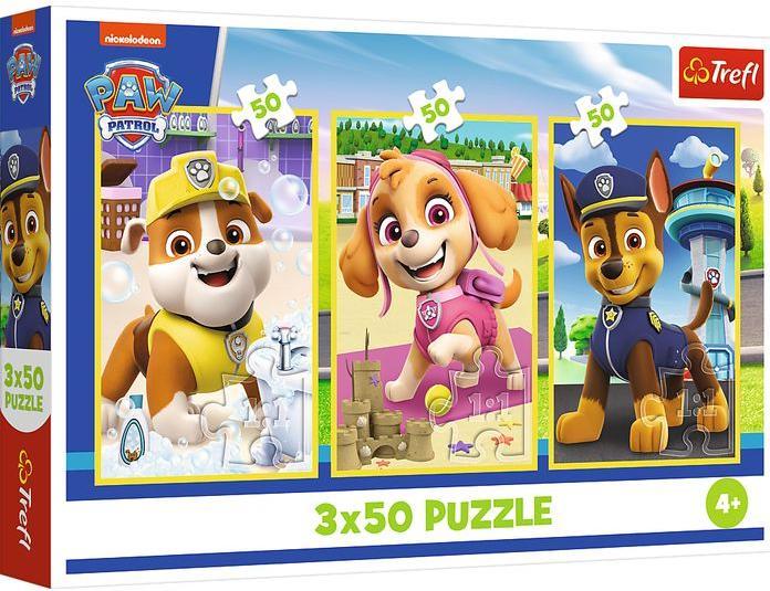 Actual product image Trefl Puzzle 3 x 50 – Paw Patrol (150 pieces)