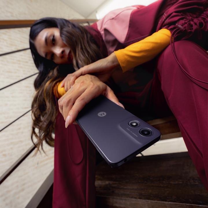 Actual product image Motorola Moto G04 (64 GB, Concord Black, 6.56", Dual SIM, 16 Mpx, 4G)