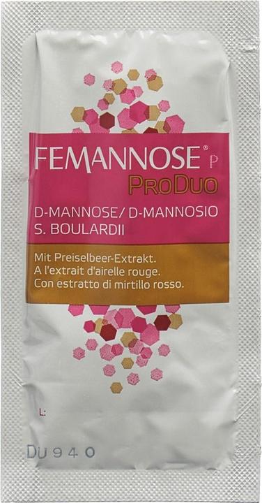 Actual product image Femannose P ProDuo (20 Piece, Beutel, 500 g)