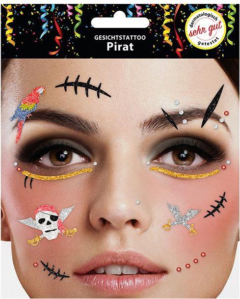 Immagine prodotto Sombo Tatouage del viso piratesco