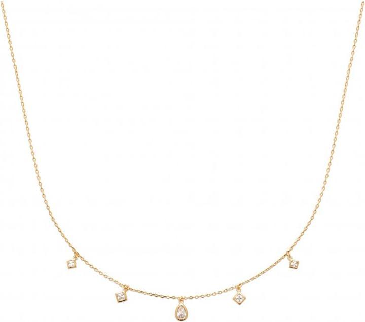 Produktbild Lara Vergoldete HALSKETTE -40+3+2CM - ZIRKONIA