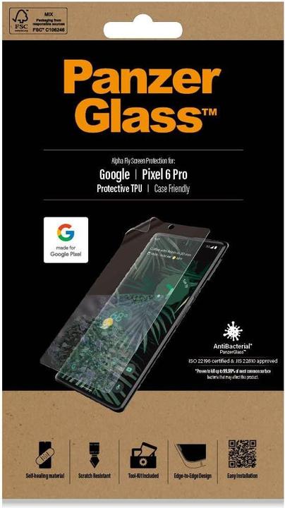 Image du produit PanzerGlass TPU compatible avec les boîtiers (1 pièce(s), Google Pixel 6 Pro)