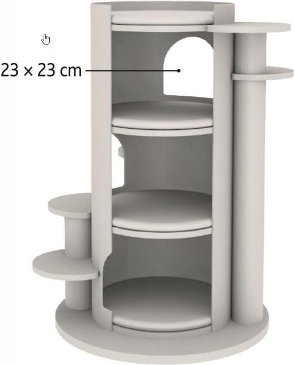 Produktbild Trixie XXL Oskar mit Aufstiegshilfen (114 cm, Creme)