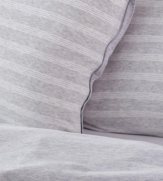 Image du produit Living Home Melange Jersey Double Face (Taie d'oreiller, 65 x 100 cm)