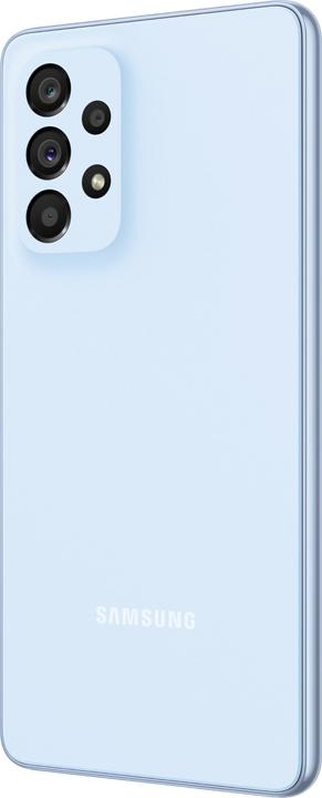 Immagine prodotto Samsung Galaxy A53 5G EU (256 GB, Blu impressionante, 6.50", Doppia SIM, 64 Mpx, 5G)