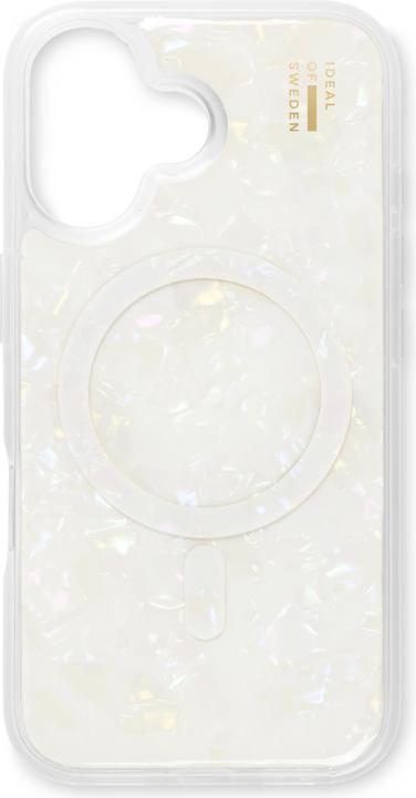 Produktbild iDeal Of Sweden Magsafe Designer Hard-Cover Pearlized White (Apple iPhone 16 Plus)