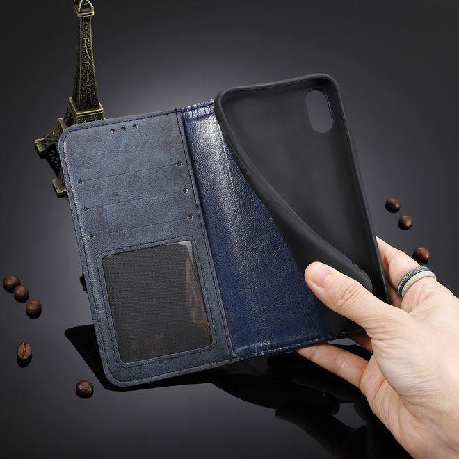 Image du produit MU Classic Série de couvertures de livre en cuir rétro (1S (2020), Alcatel 3X (2020))