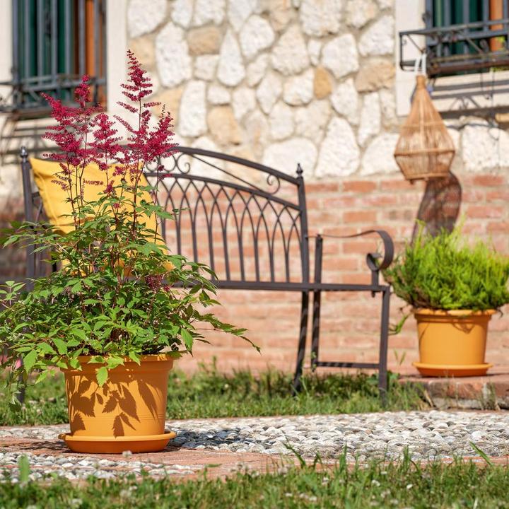 Actual product image Euro3plast Planter GEO Ø 30 cm mango yellow (30 cm)