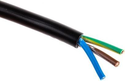 Produktbild Rs Pro Netzkabel PVC 3 x 0,75mm² 24x0,2 schwarz (3 m)