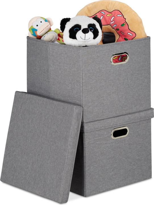 Actual product image Relaxdays Storage box (43 x 43 x 34 cm, 51 l)