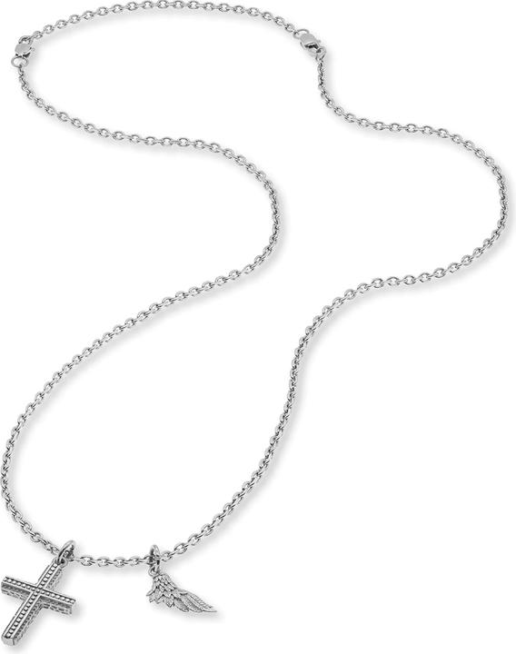 Save Brave SBN-FLH Herren Halskette 60cm, verstellbar (Edelstahl, 60 cm)