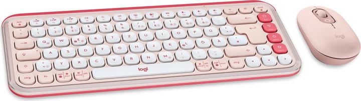 Actual product image Logitech POP ICON COMBO - ROSE - DEU - CENTRAL-419 (DE, Wireless)