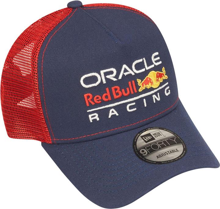 Actual product image New Era A-Frame Snapback Trucker Cap - Red Bull Racing Navy