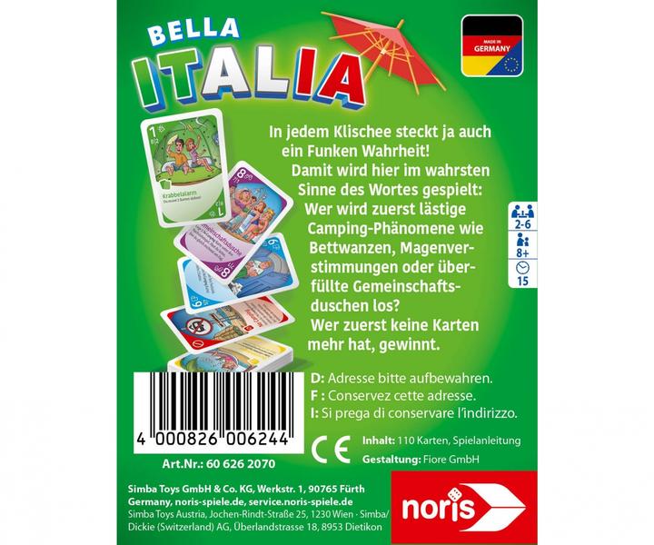 Produktbild Noris Bella Italia - Das Campingspiel (Deutsch)