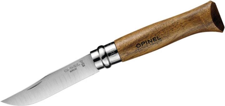 Opinel Walnuss INOX Messer (8.50 cm)