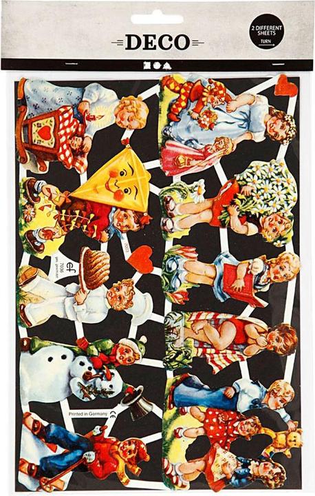 Image du produit Creativ Company Tableaux vintage Enfants nostalgiques, 2 feuilles