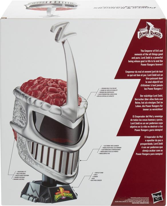Produktbild Power Rangers Lightning Collection Lord Zedd, Helm mit elektronischem Stimmverzerrer, Rollenspielhel