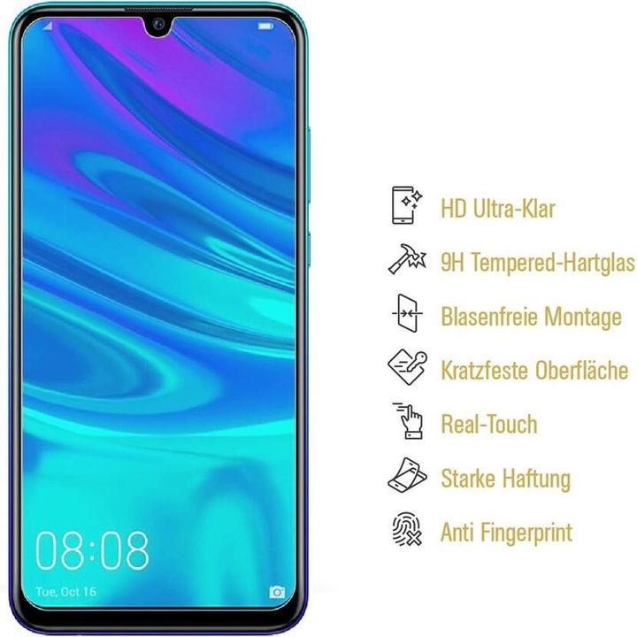 Actual product image Protectorking 1x real tempered 9H armoured glass 3D CLEAR (1 Piece, Honor 10 Lite)
