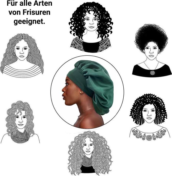 Actual product image X-Tac Satin Hair Sleeping Bonnet