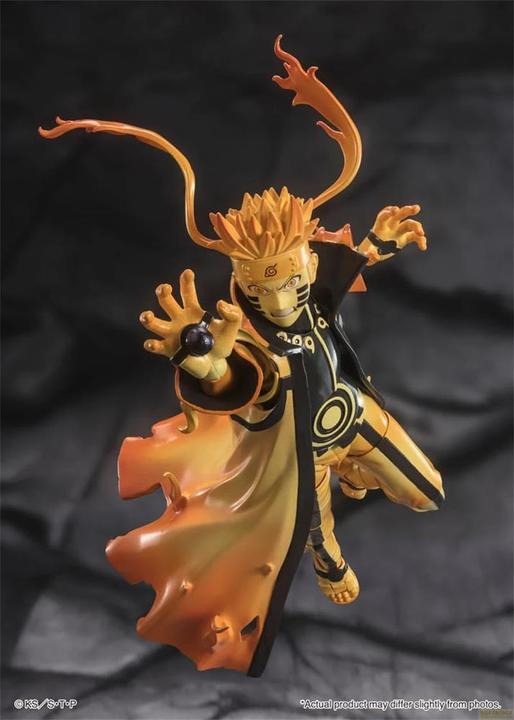 Image du produit Bandai Naruto figurine S.H. Figuarts Naruto Uzumaki (Kurama Link Mode) - Courageous Strength That Binds - 1