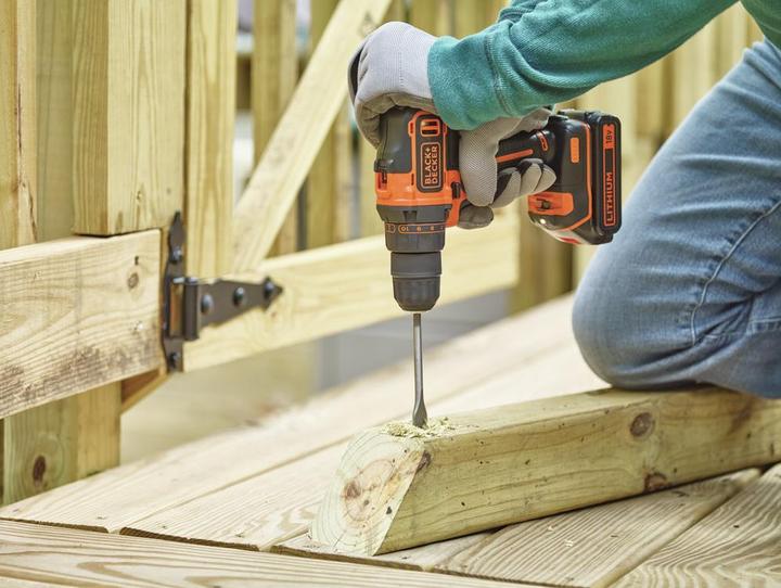 Actual product image Black & Decker BDCDD186 Without key (Rechargeable battery operated)