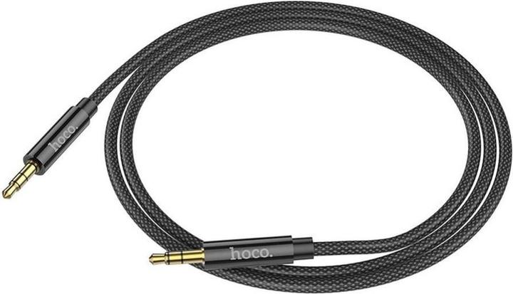 Actual product image Hoco - Audio Cable (UPA19) - Jack 3.5mm to Jack 3.5mm, 1m - Black (1 m)