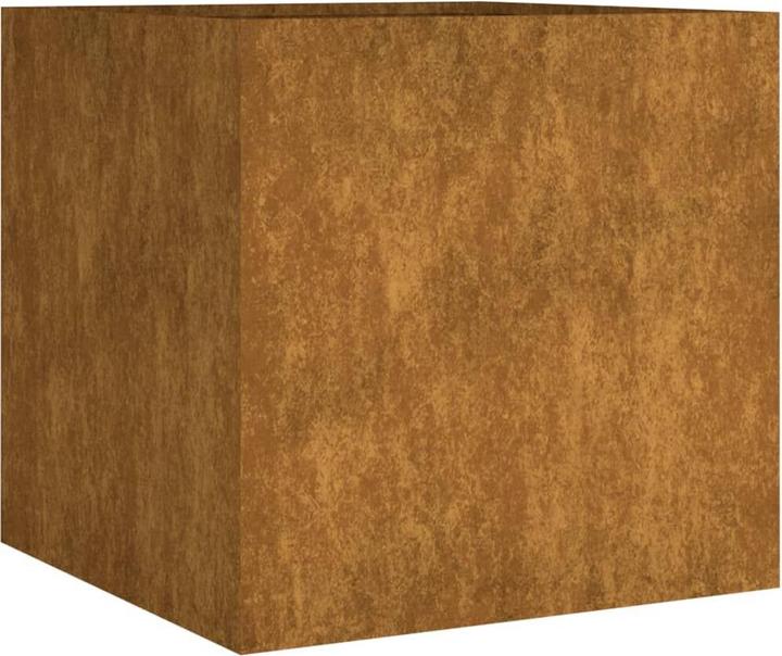 Image du produit VidaXL Pflanzkübel 40x41x40 cm Cortenstahl, Farbe: Rostig