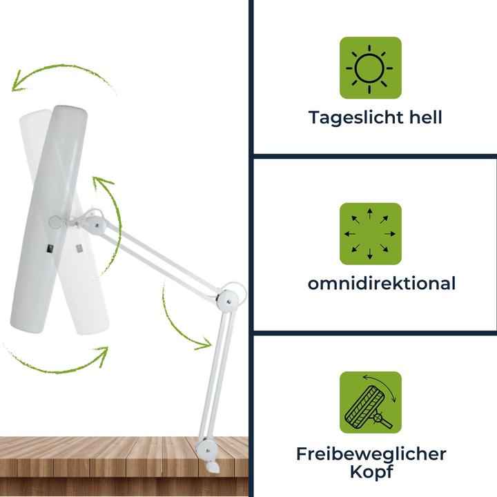 Immagine prodotto Velleman LAMPADA DA TAVOLO - 3 x 14 W - BIANCA?