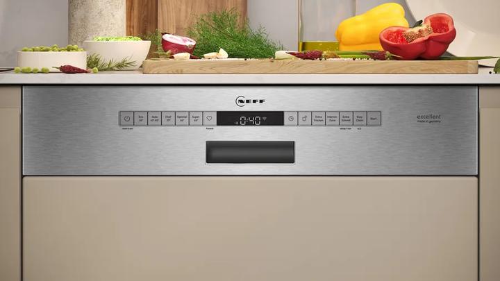 Actual product image Neff N 70, Geschirrspüler integrierbar, 60 cm, Gebürsteter Stahl, S147ZBS02D, ID S147ZBS02D