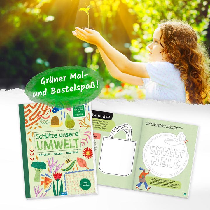 Actual product image Activity book Protect our environment Puzzles Colouring Crafts Nature
