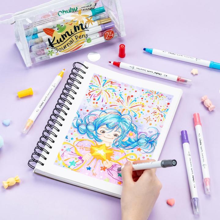 Immagine prodotto Ohuhu Kumimi (Multicolore, 10 mm, 24 x)