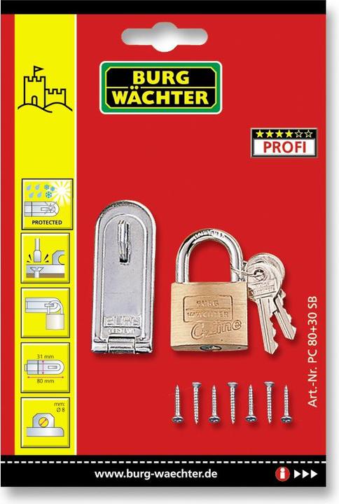 Image du produit Burg Wächter Set PCC 80 + 222/30