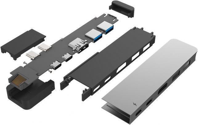 Actual product image Hyperdrive Net 6-in-2 (Thunderbolt, 2 Ports)