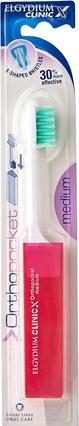 Elgydium Clinic Orthopocket Pocket Orthodontic Medium Toothbrush