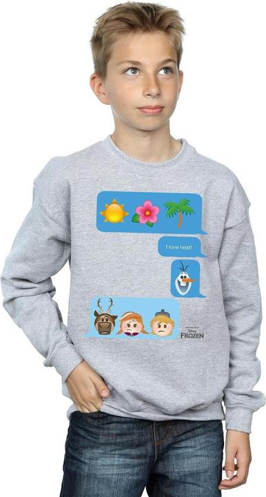 Actual product image Disney Boys Frozen I Love Heat Sweatshirt (128)