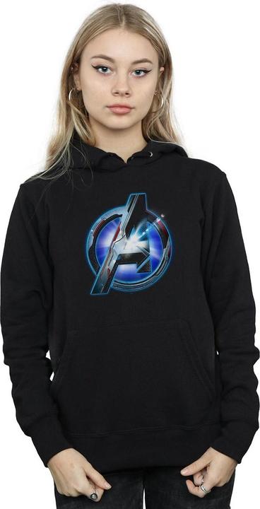 Immagine prodotto Avengers Endgame Glowing Logo Felpa con Cappuccio Donna (XL)