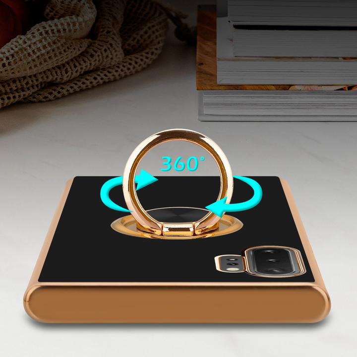 Image du produit Cadorabo Etui pour Samsung Galaxy NOTE 10 PLUS en TPU avec protection de l'appareil photo et anneau LM089 (Samsung Galaxy Note 10 Plus)