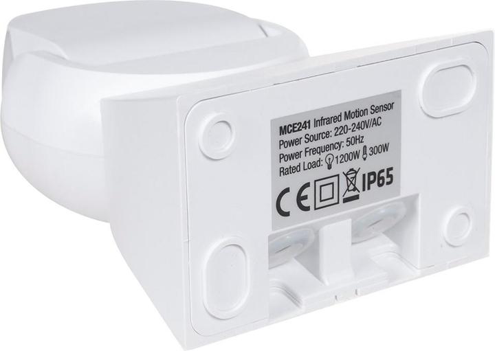Actual product image Maclean infrared motion sensor with remote control IP65, max. 800W, 1200W (MCE241) (12 m)