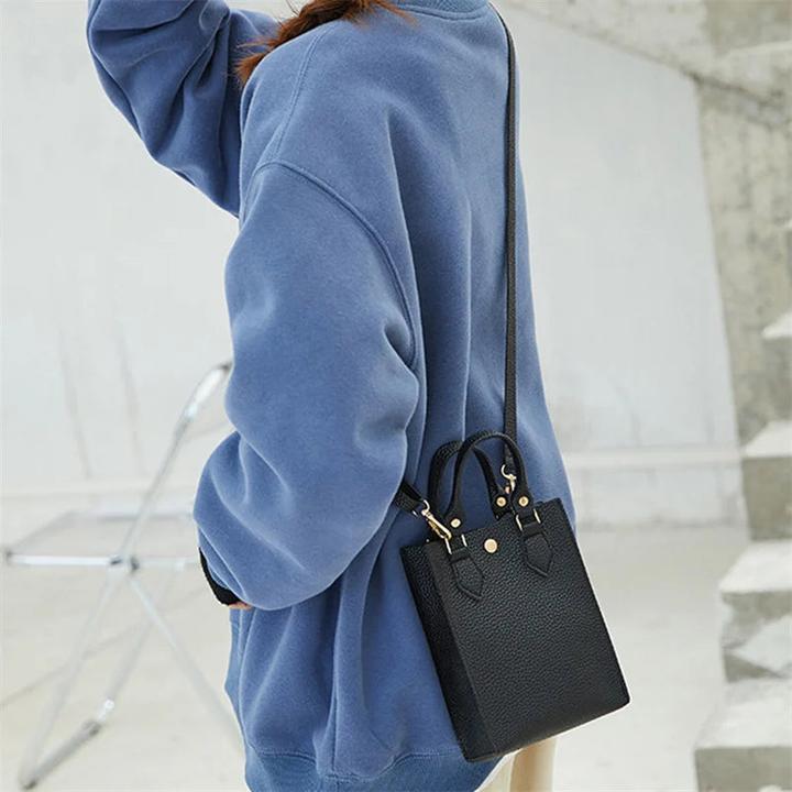 Produktbild Only-Bags.Store Handtasche Mode Einfaches Grosses Fassungsvermögen Lychee-Muster Eine Schulter Kosmetik Crossbody