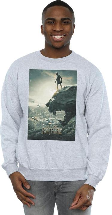 Immagine prodotto Felpa da uomo in cotone con poster di Black Panther (XXL)