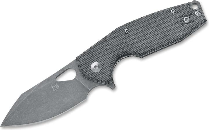 Actual product image Fox Knives Yaru Micarta Black (7 cm)